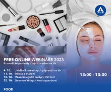 Cyklus bezplatných webinářů na téma „Kosmetické produkty a jejich uvedení na trh