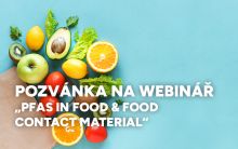 Pozvánka na webinář „PFAS in Food & Food Contact Material